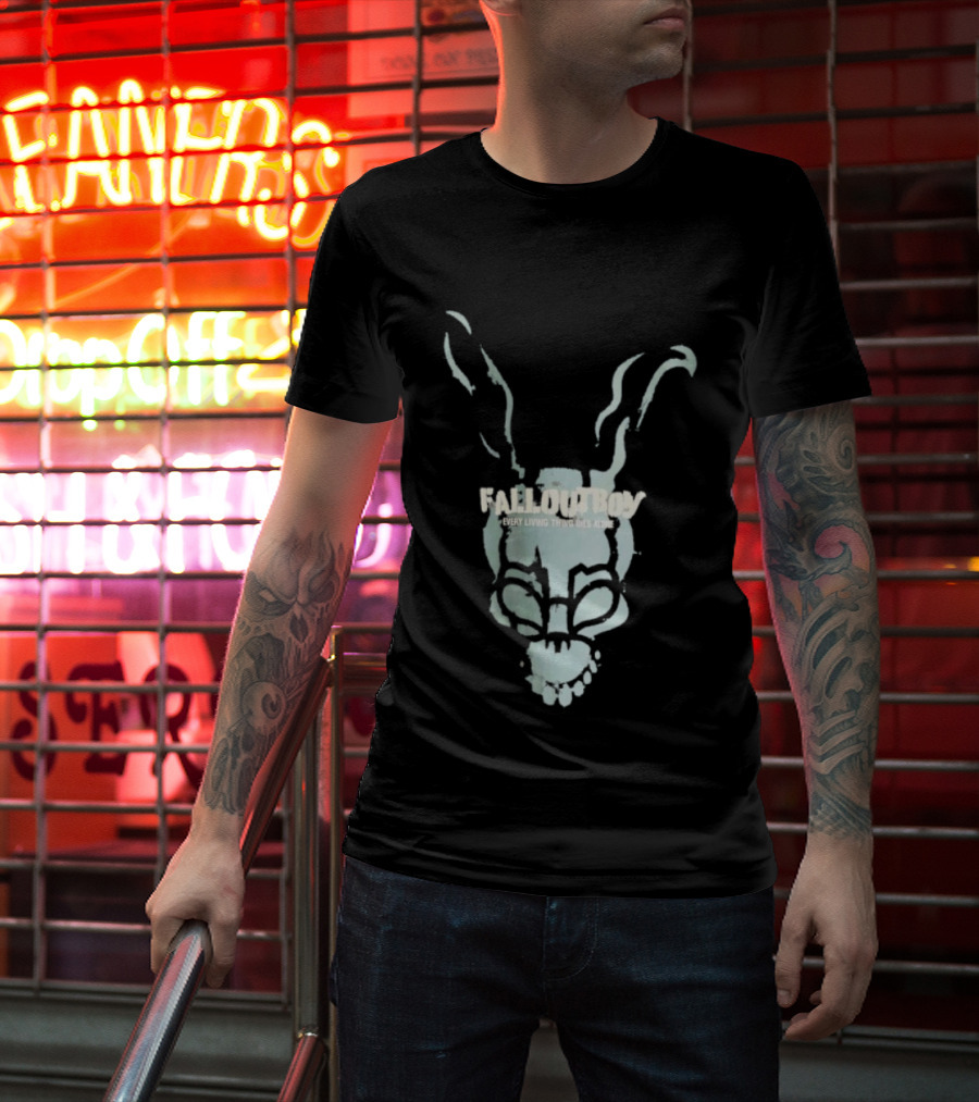 Frank Donnie Darko Fallout Boy Every Living Creature Dies Alone T-Shirt