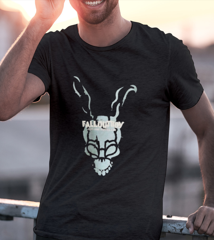 Frank Donnie Darko Fallout Boy Every Living Creature Dies Alone T-Shirt