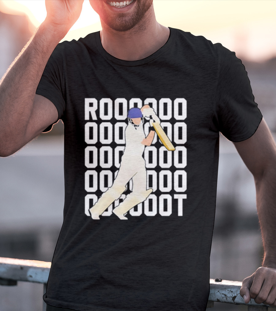 Joe Root Cricket Player ROOOOOT Batting Legend T-Shirt