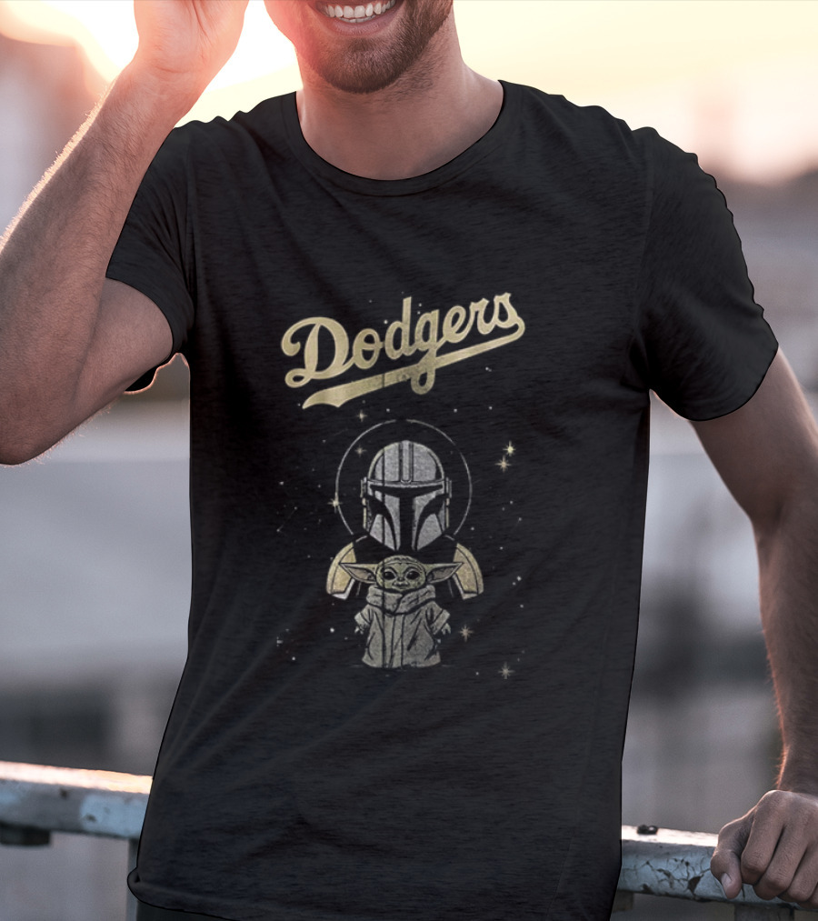 Los Angeles Dodgers Mandalorian Grogu This Is The Way T-Shirt