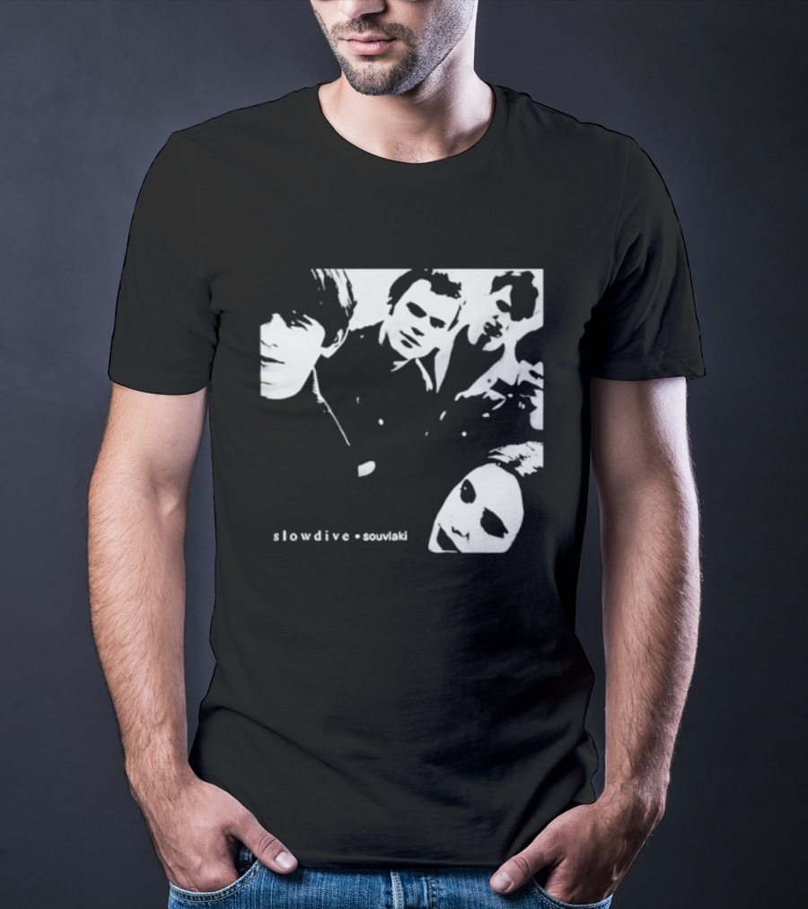 Slowdive Souvlaki Neil Halstead Rachel Goswell Nick Chaplin Christian Savill Simon Scott Band T-Shirt