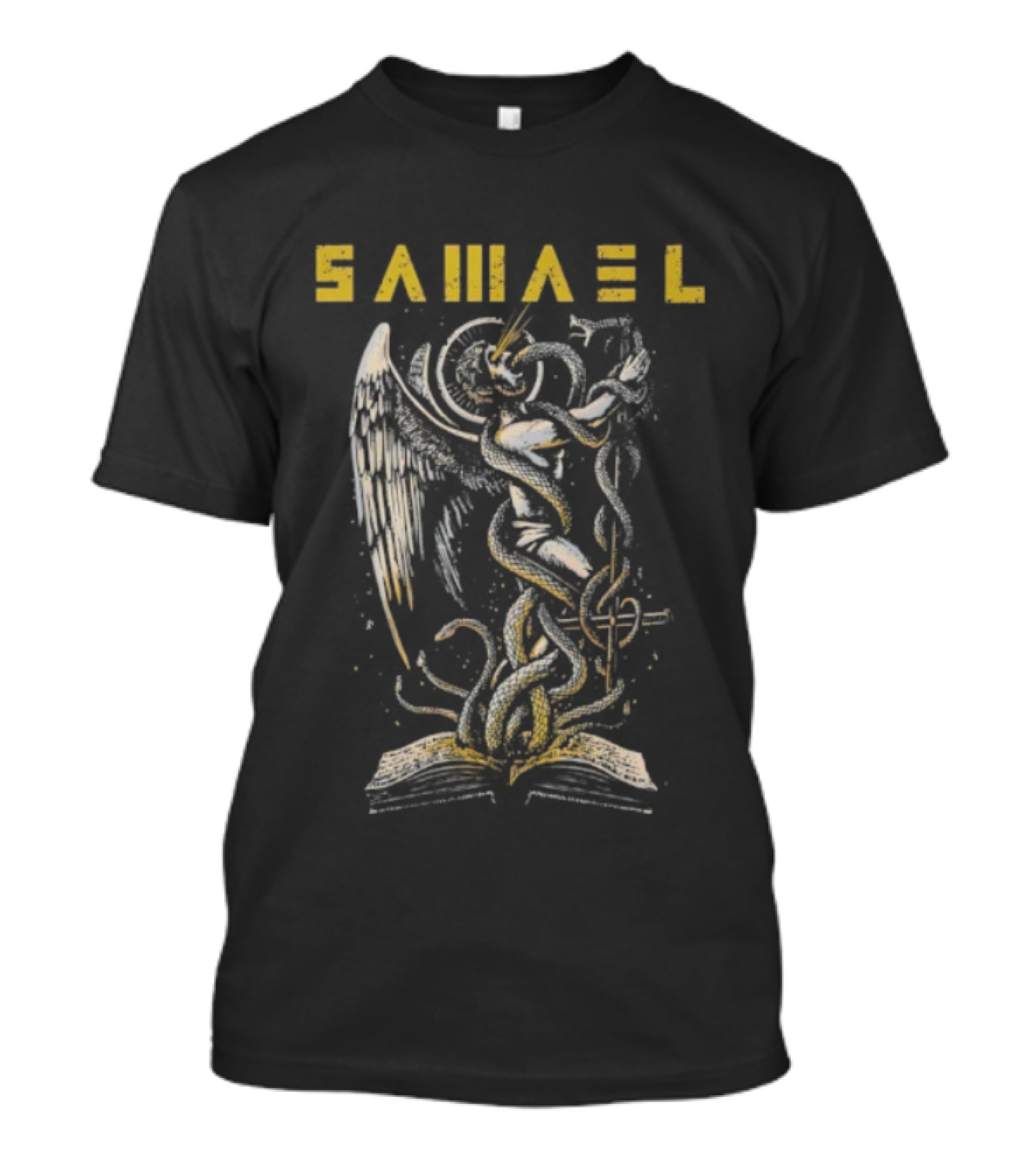 Samael Serpent Garden Of Eden Winged Serpent Imagery T-Shirt