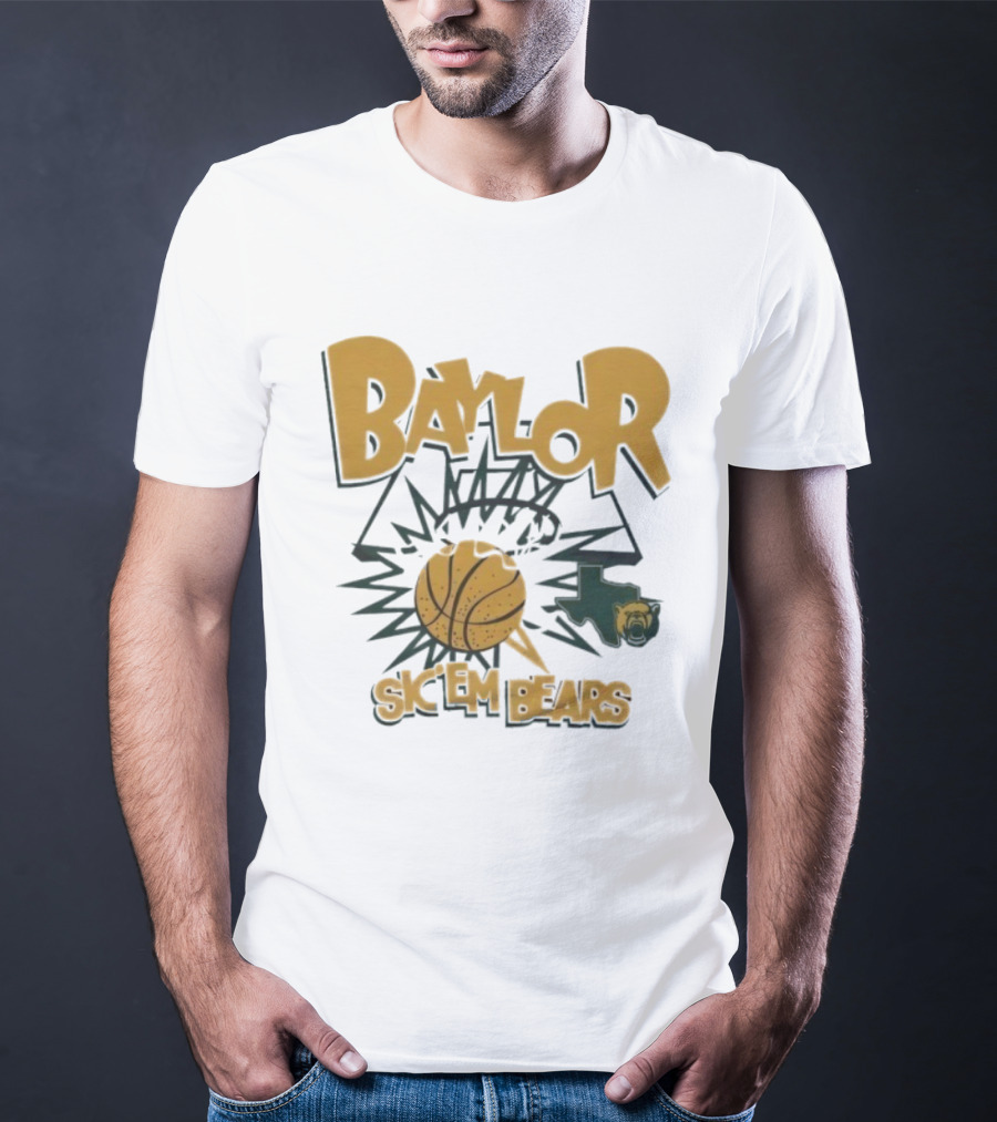 Baylor Basketball Sic ’em Bears Slam Dunk T-Shirt