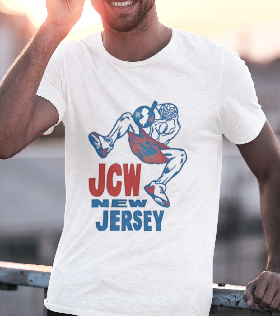 JCW Juggalo Championship Wrestling New Jersey Vintage Basketball Aesthetic T-Shirt