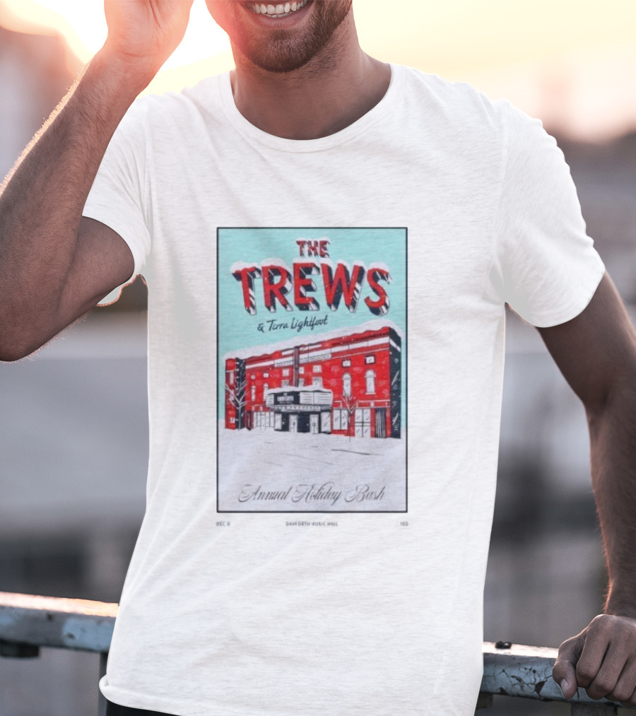 The Trews Terra Lightfoot Annual Holiday Bash Danforth Music Hall December 6 2025 Concert T-Shirt