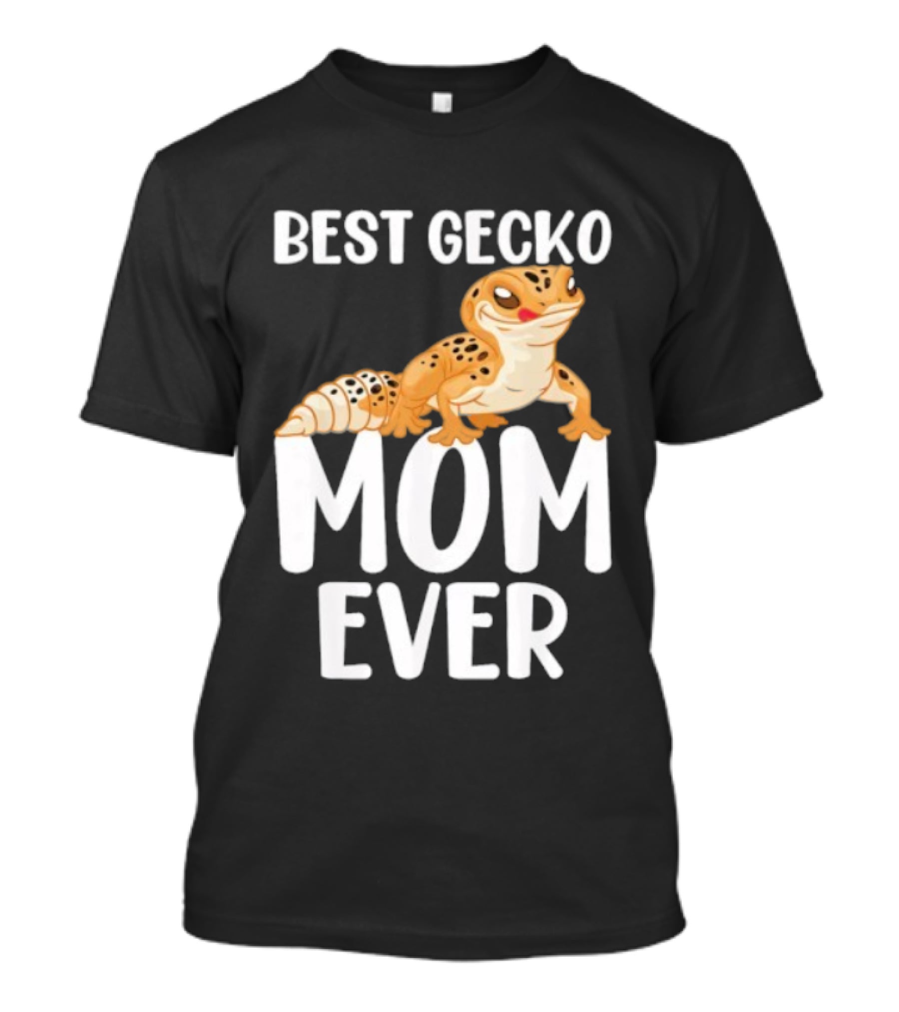 Best Gecko Mom Ever Cute Leopard Lizard Reptile Lover T-Shirt