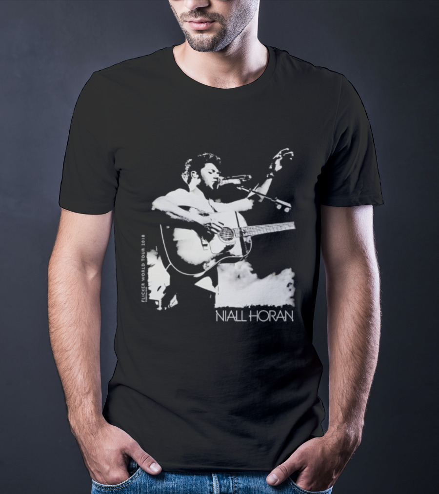 Niall Horan Flicker World Tour 2018 Acoustic Illustration T-Shirt