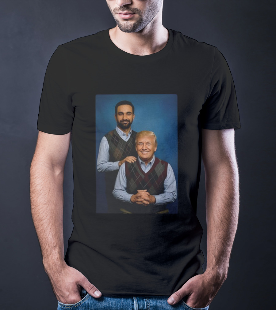 Zohran Mamdani Donald Trump Step Brothers Vintage Style T-Shirt