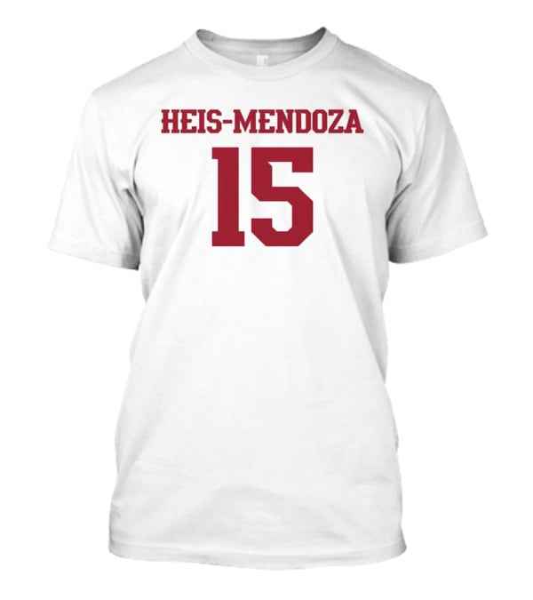 HEIS-MENDOZA 15 Team Spirit Number Jersey T-Shirt