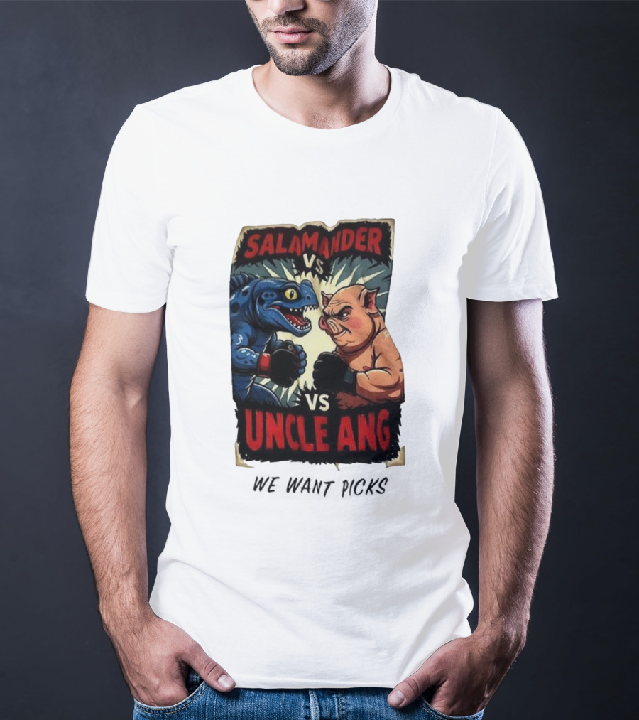 Salamander Vs Uncle Ang Boxing Showdown T-Shirt