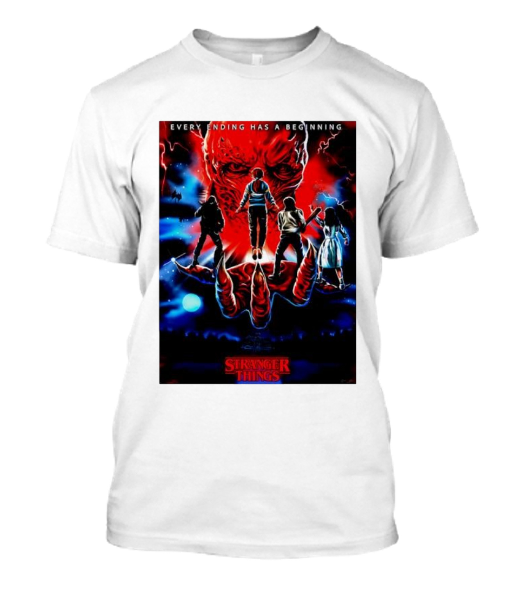Stranger Things Every Ending Has A Beginning Halloween T-Shirt