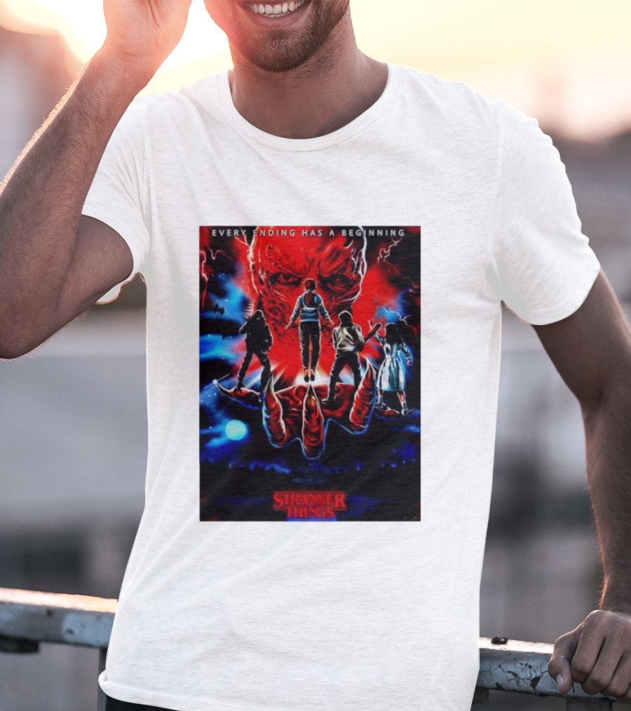 Stranger Things Every Ending Has A Beginning Halloween T-Shirt