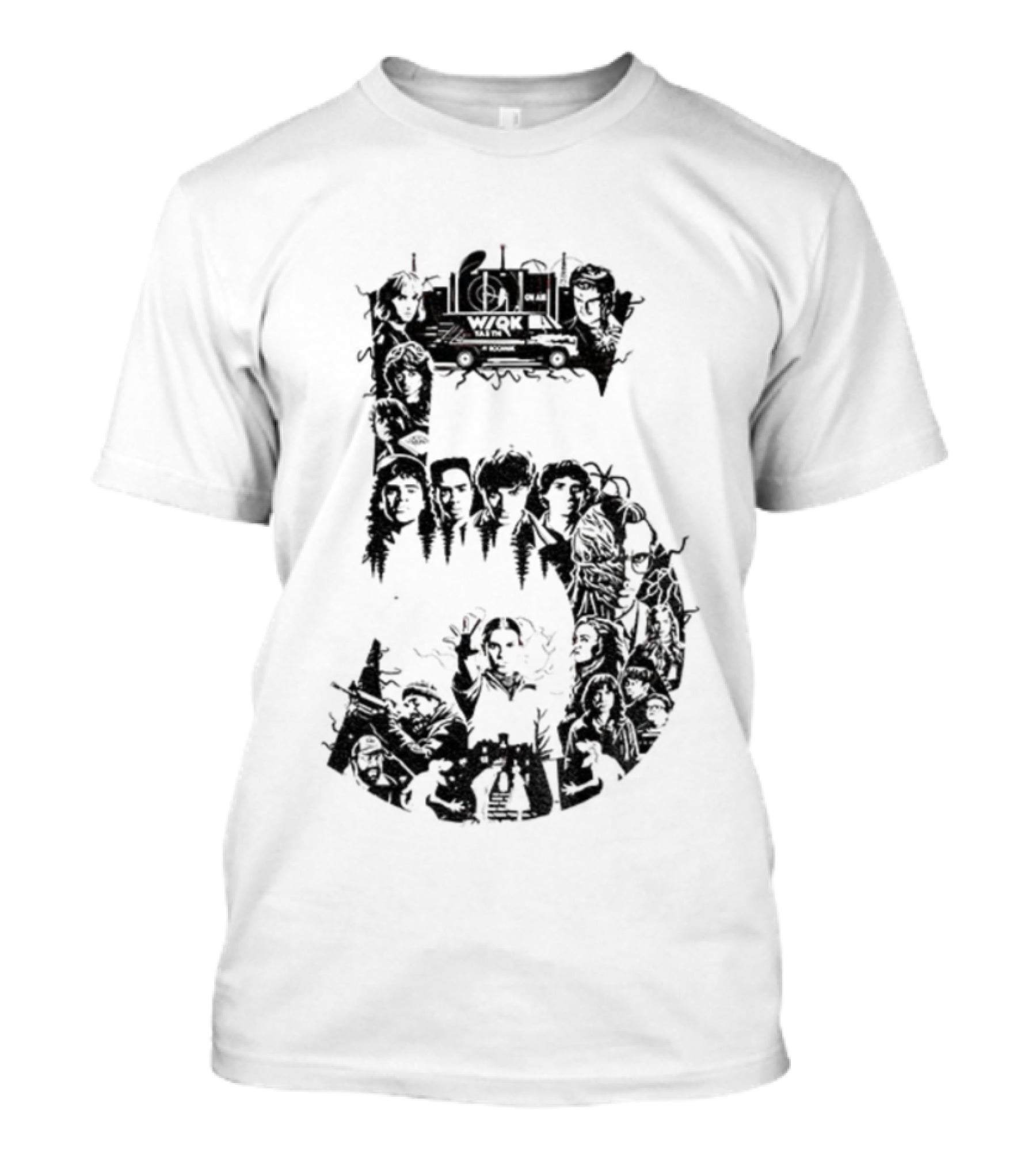 Stranger Things Season 5 Countdown Christmas Holiday WIQK Celebration T-Shirt