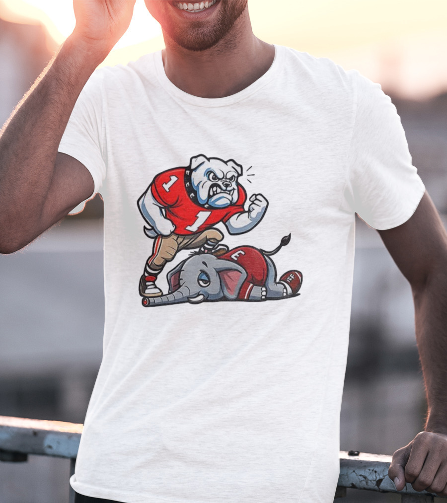 UGA Bulldogs Defeat Alabama SEC Champions Rivalry Football Victory T-Shirt