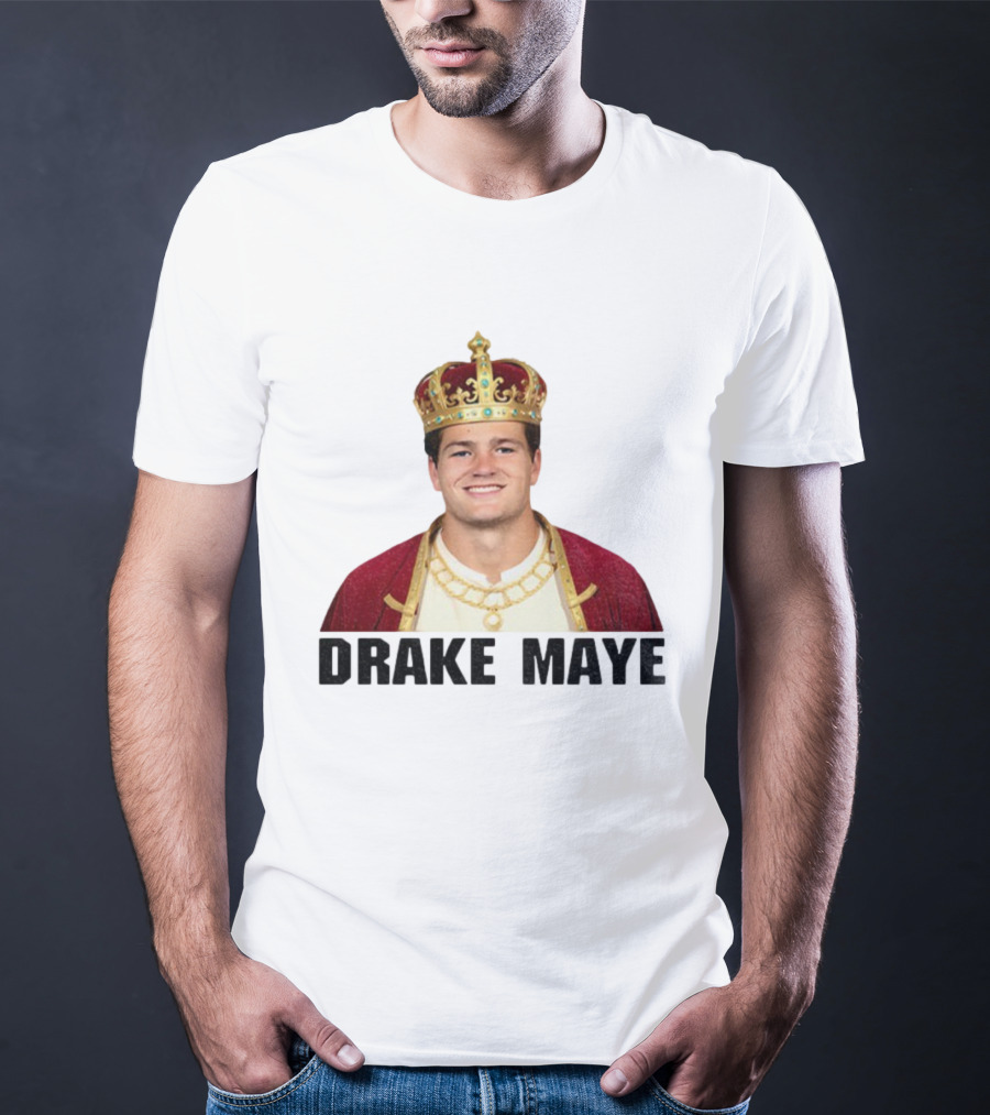 Drake Maye King Black Series New England Patriots NFL Football 2025 T-Shirt