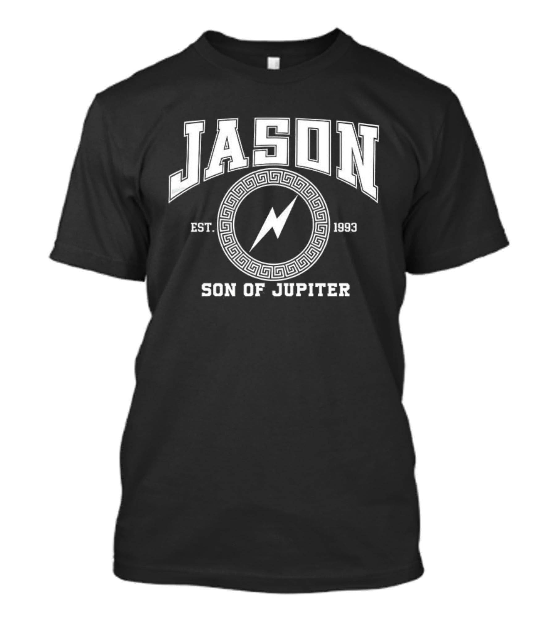 Jason Son Of Jupiter Lightning Logo Est 1985 T-Shirt