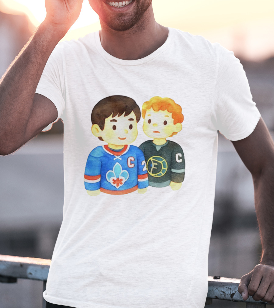 Ilya Rozanov Shane Hollander Chibi Hockey Rivalry Fan Art T-Shirt