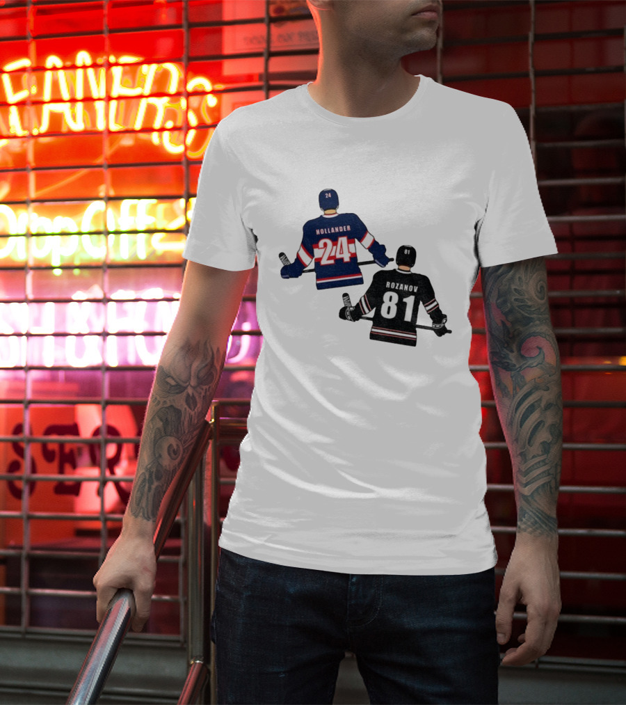Hollander 24 Rozanov 81 Heated Rivalry Hockey Jersey Showdown T-Shirt