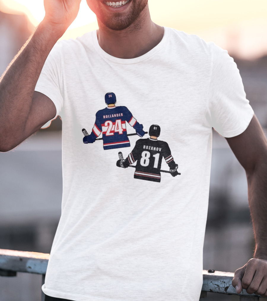 Hollander 24 Rozanov 81 Heated Rivalry Hockey Jersey Showdown T-Shirt