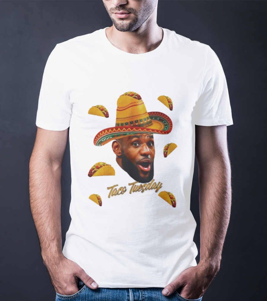 Taco Bell LeBron James Sombrero Taco Tuesday T-Shirt