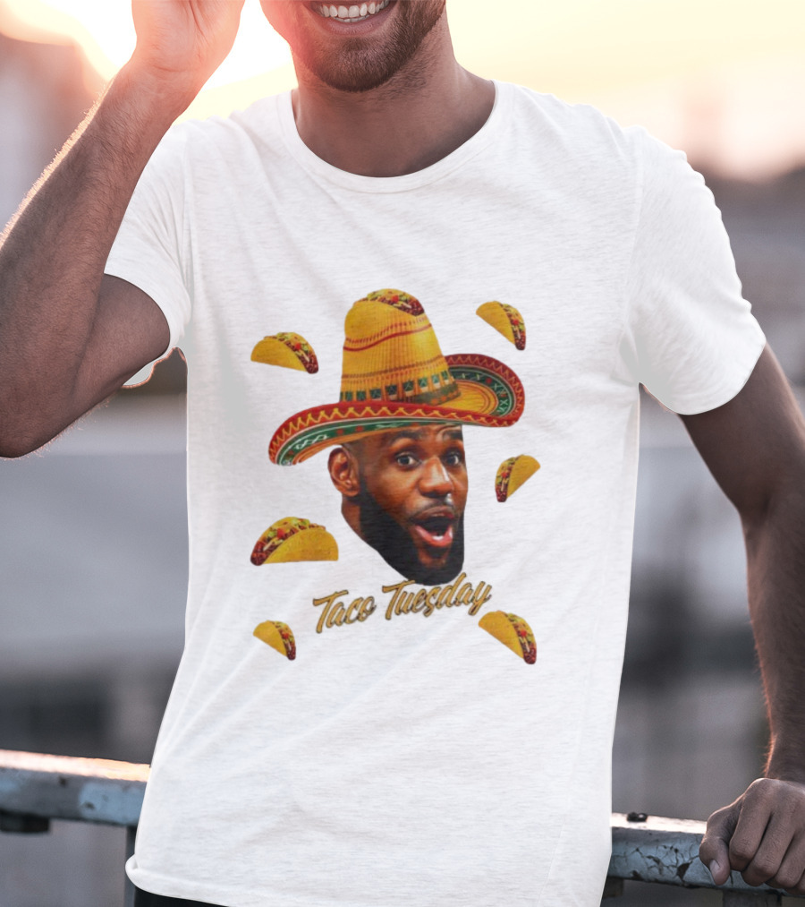 Taco Bell LeBron James Sombrero Taco Tuesday T-Shirt