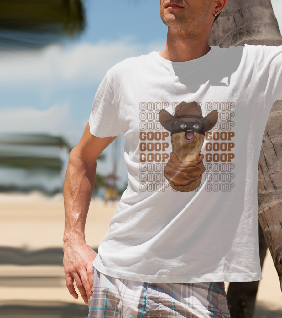 GOOP Burnt Peanut Meme Cowboy Avocado Bandit T-Shirt