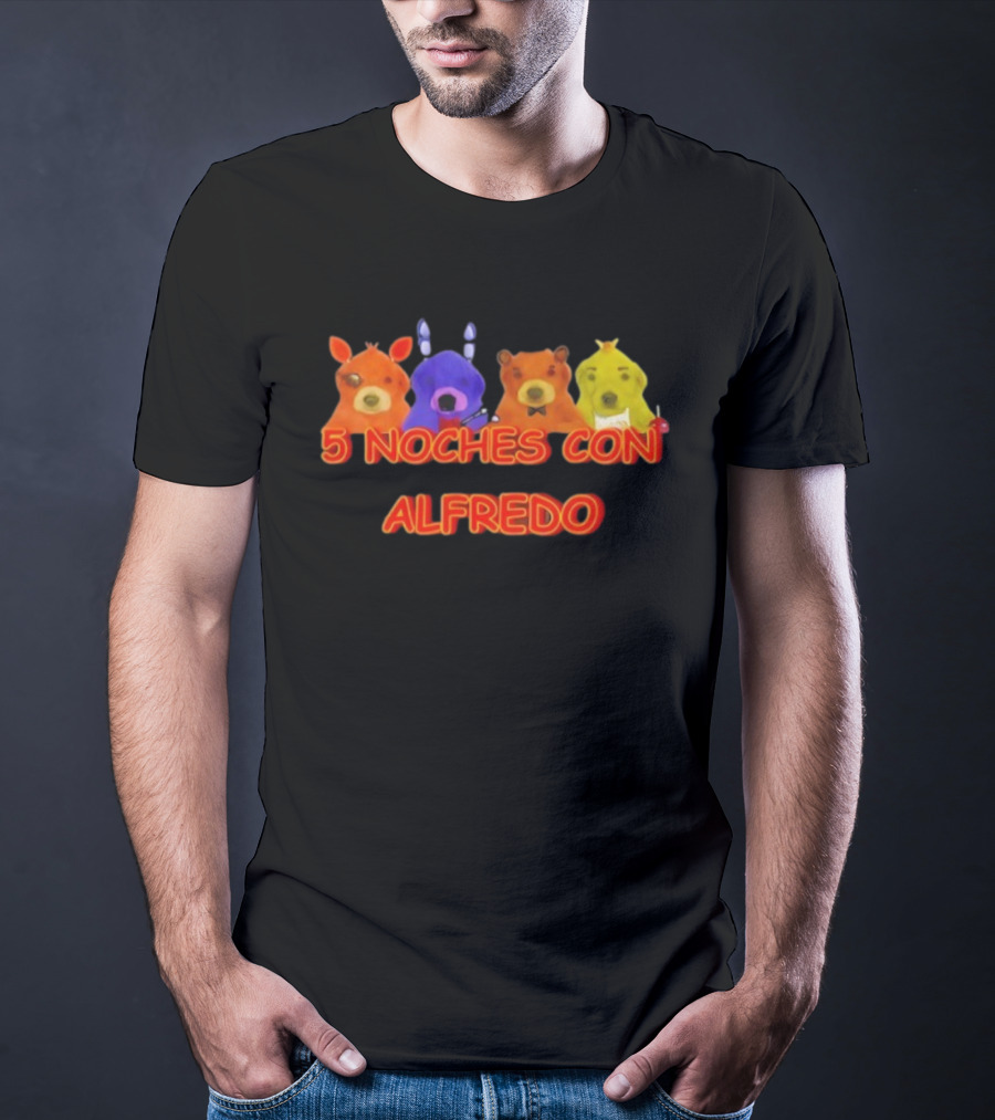 5 Noches Con Alfredo Colorful Characters T-Shirt