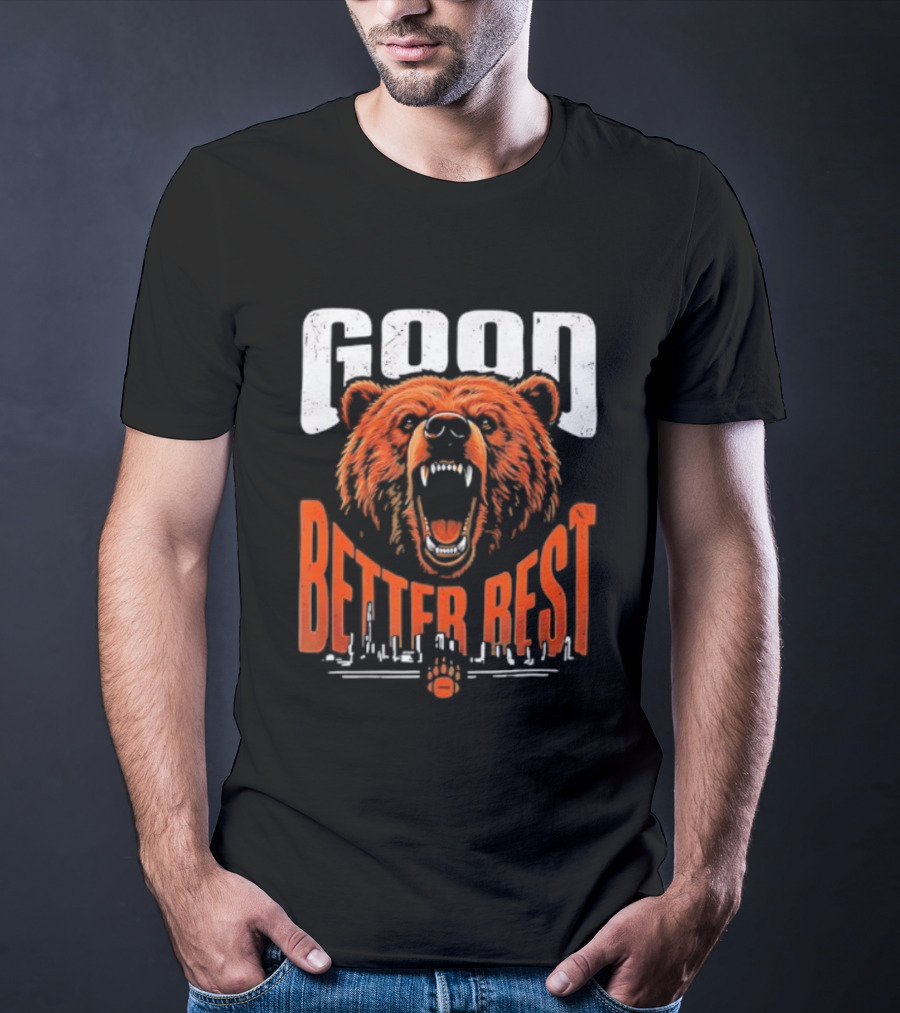 Good Better Rest Chicago Bears Never Let It Rest Football Fan Gear T-Shirt