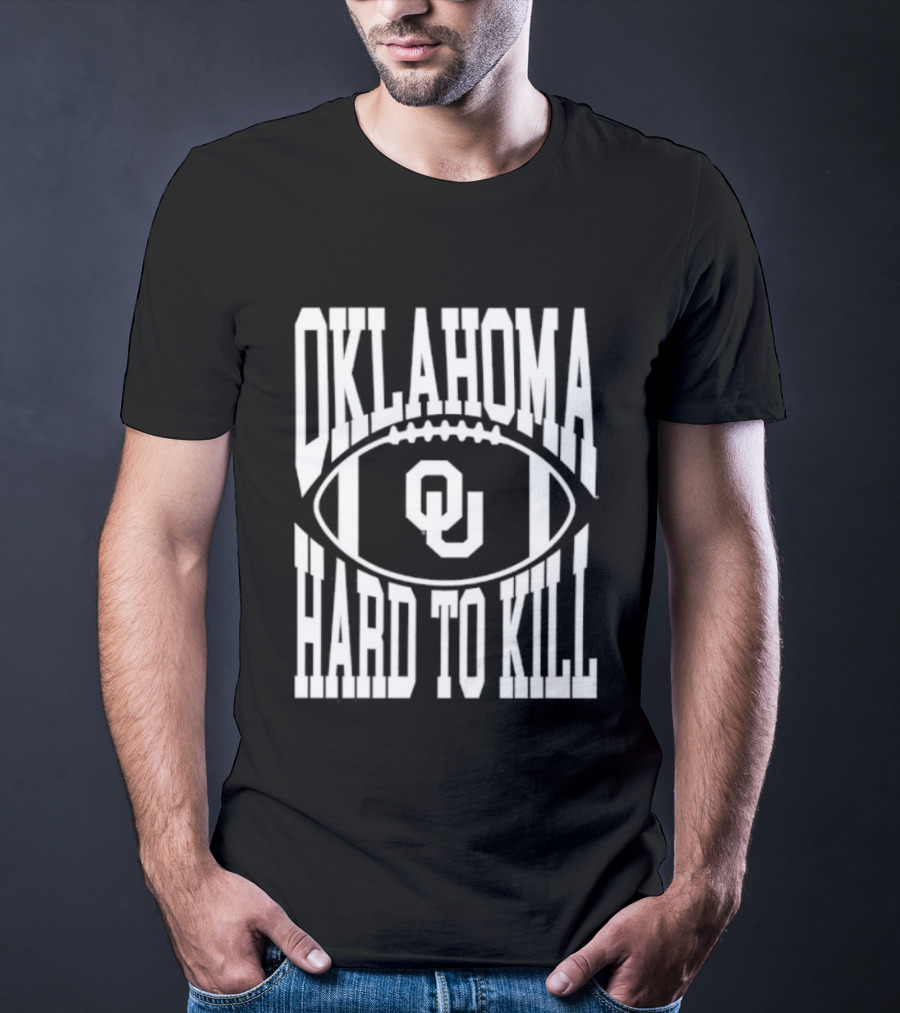 Oklahoma Hard To Kill Football O Logo T-Shirt