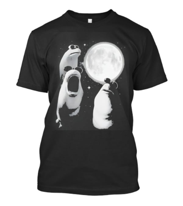 Three Marcus The Worm Moon Fantasy Celestial Scene T-Shirt