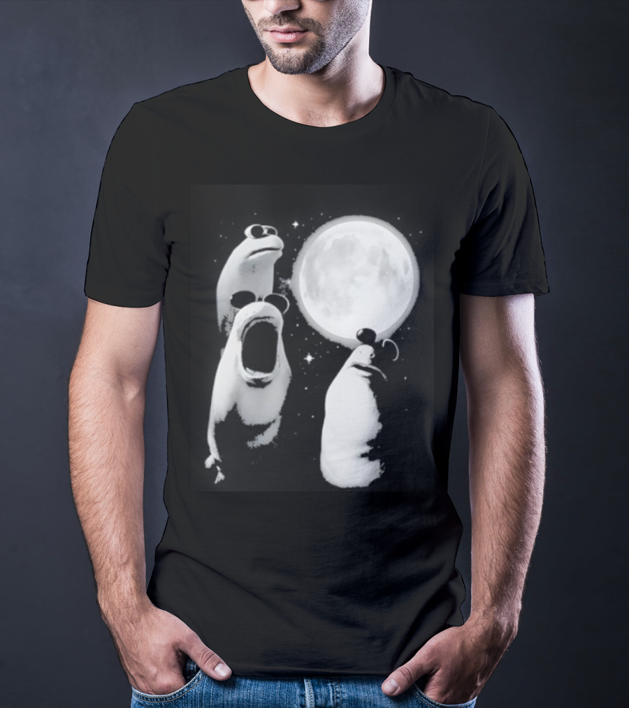Three Marcus The Worm Moon Fantasy Celestial Scene T-Shirt