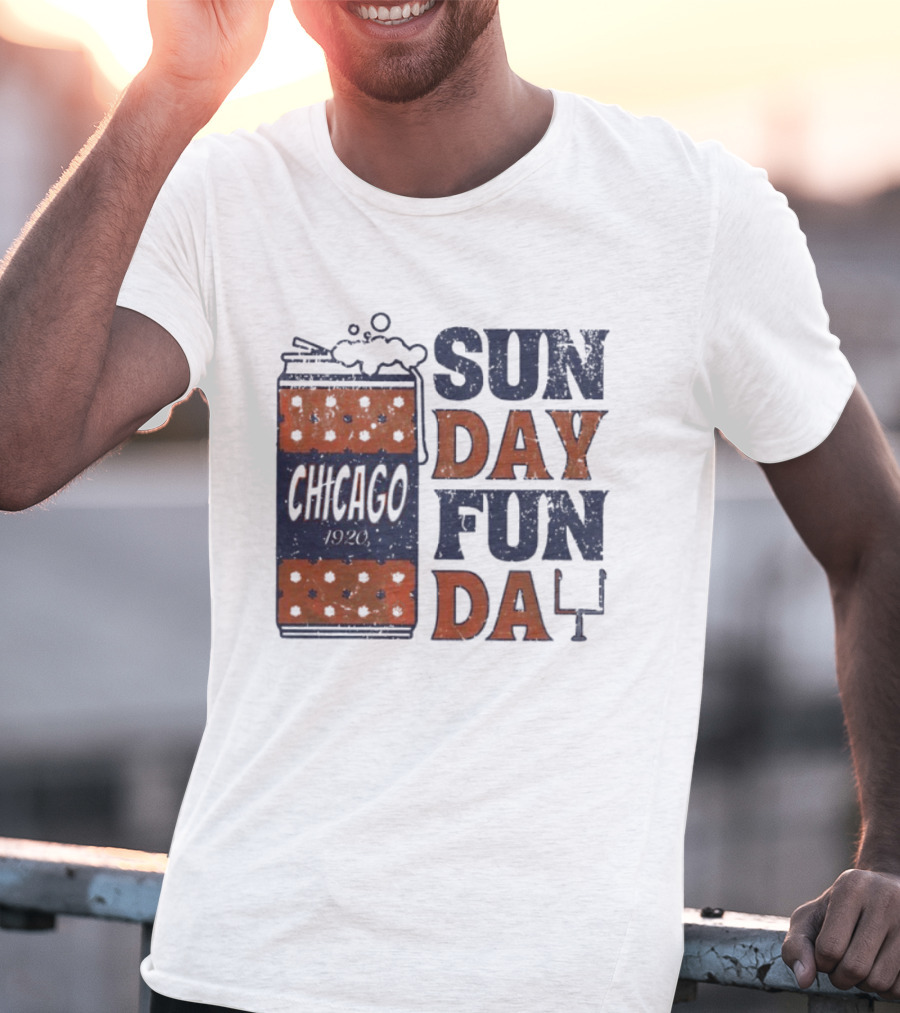 Chicago 1920 Chicago Bears Sunday Fun Day T-Shirt