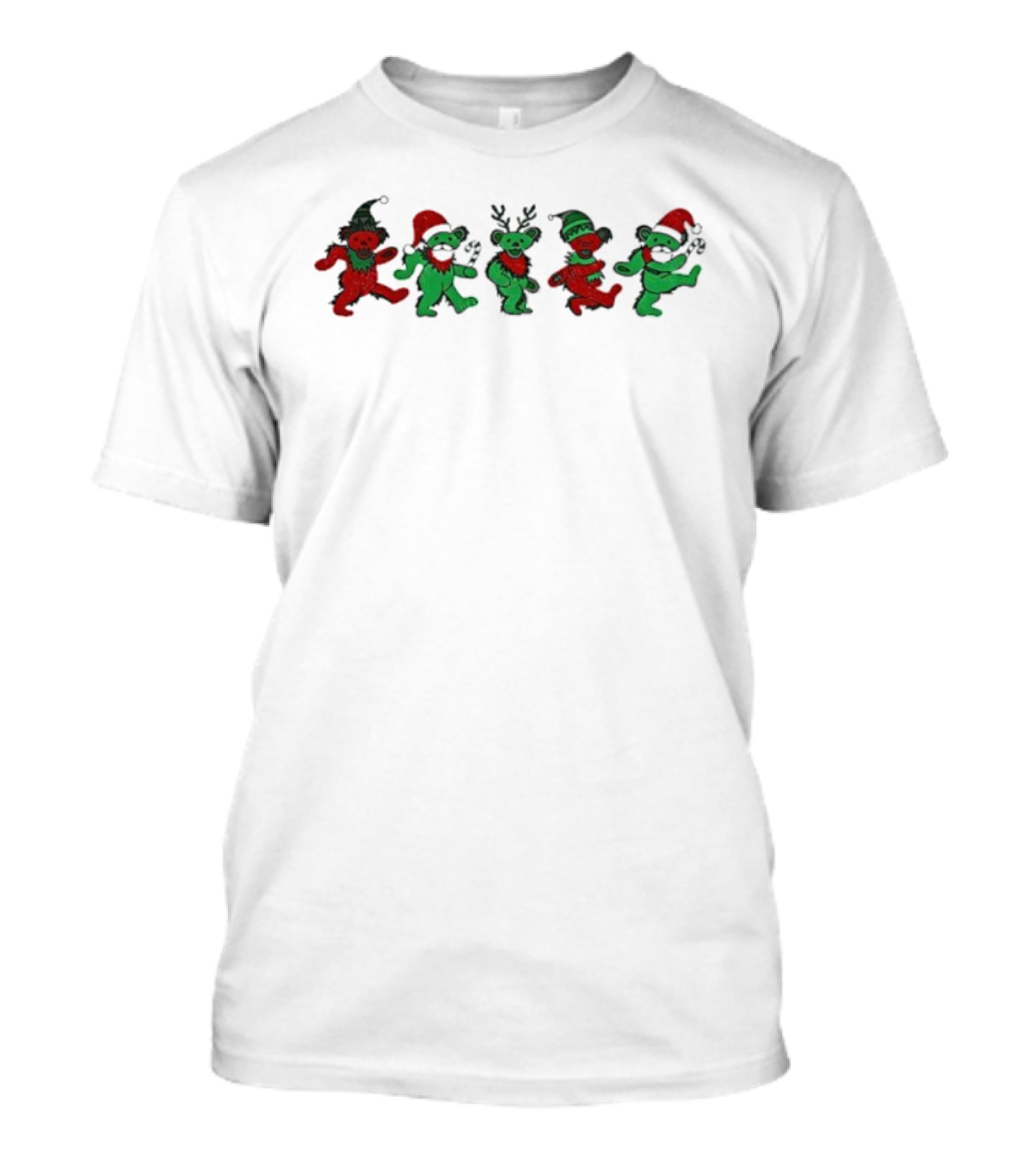 Grateful Dead Dancing Bears Christmas 2025 Holiday Cheer T-Shirt