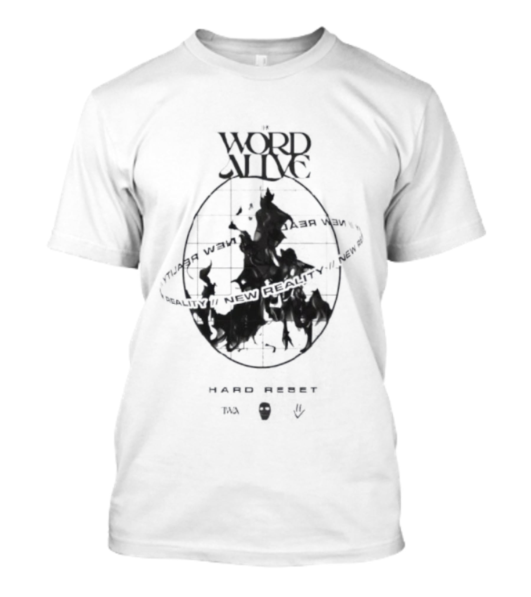 The Word Alive Virtual World Tour New Reality Hard Reset TWA T-Shirt