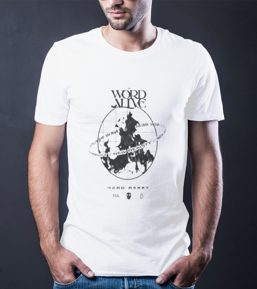 The Word Alive Virtual World Tour New Reality Hard Reset TWA T-Shirt