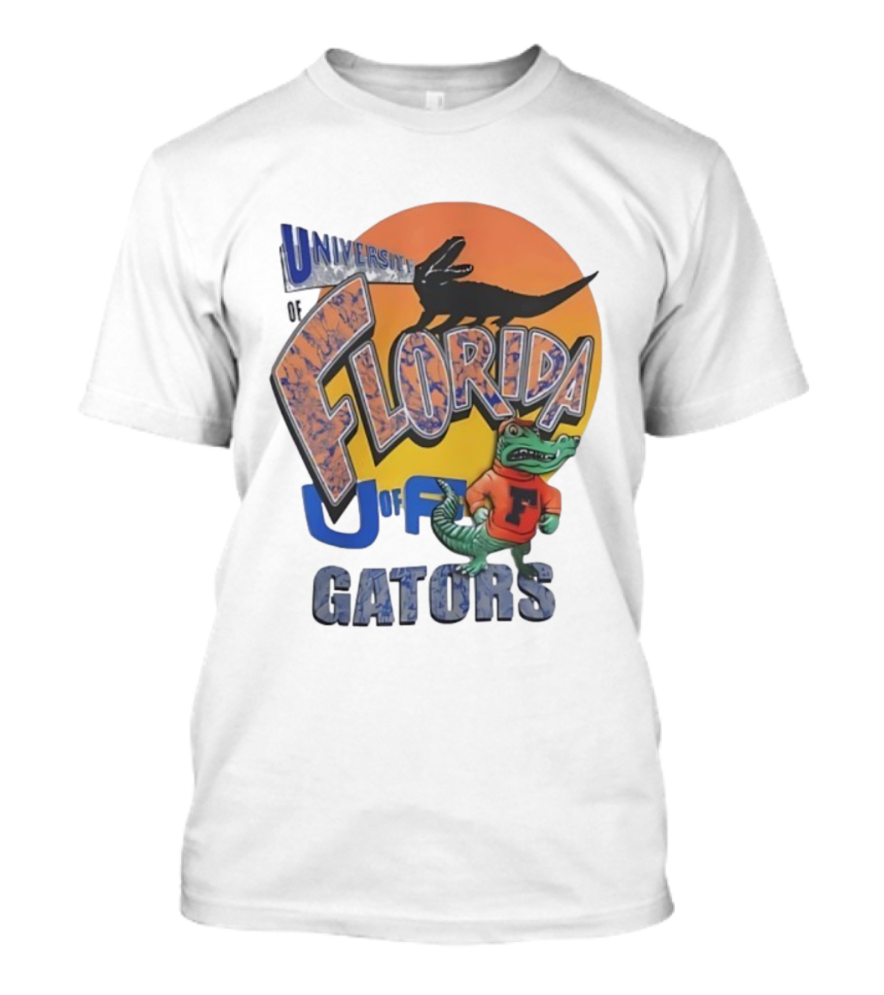 University Of Florida Gators Vintage Sunset Mascot T-Shirt