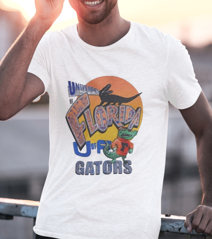 University Of Florida Gators Vintage Sunset Mascot T-Shirt