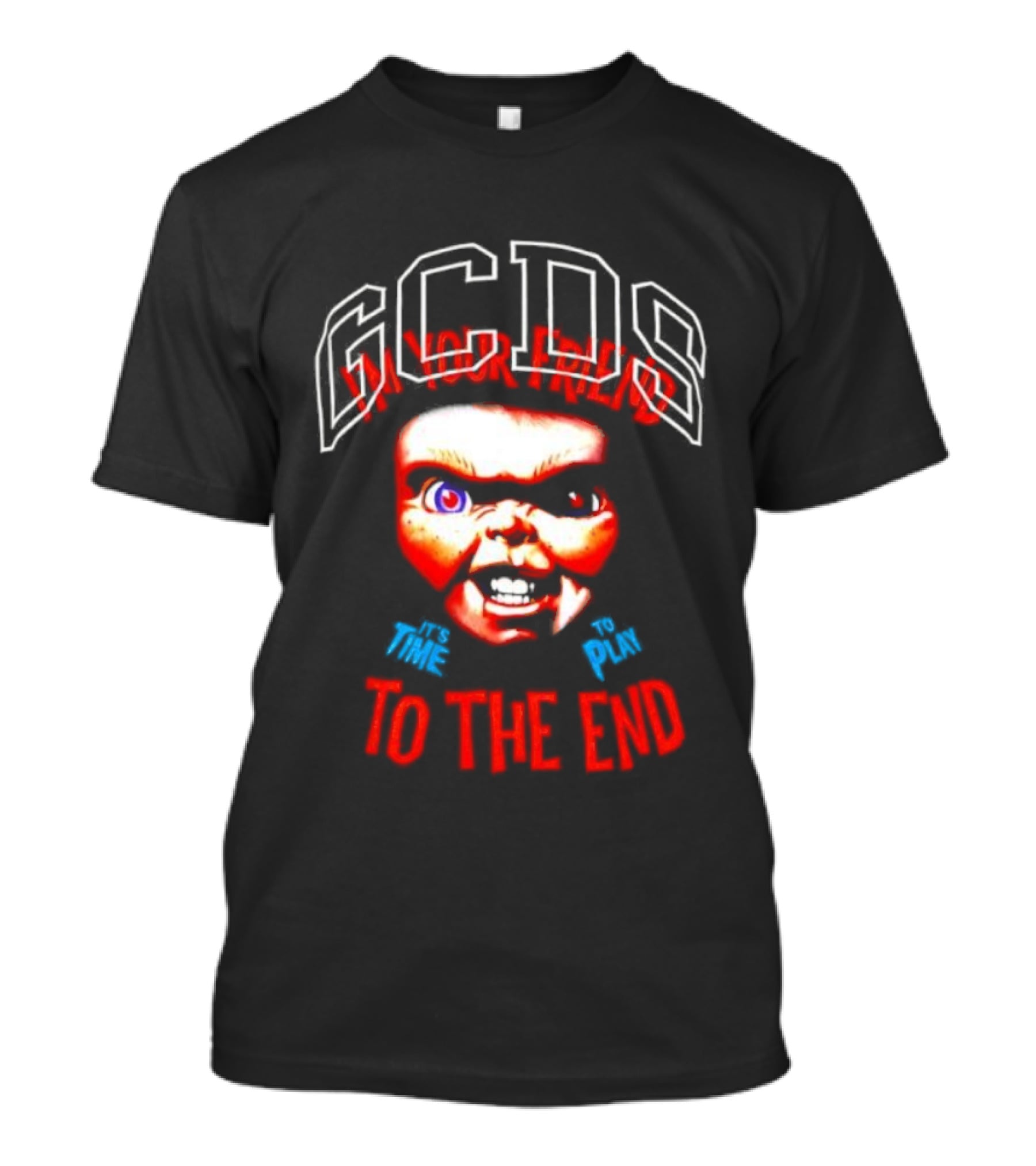 GCDS Chucky To The End I'm Your Friend It's Time To Play T-Shirt