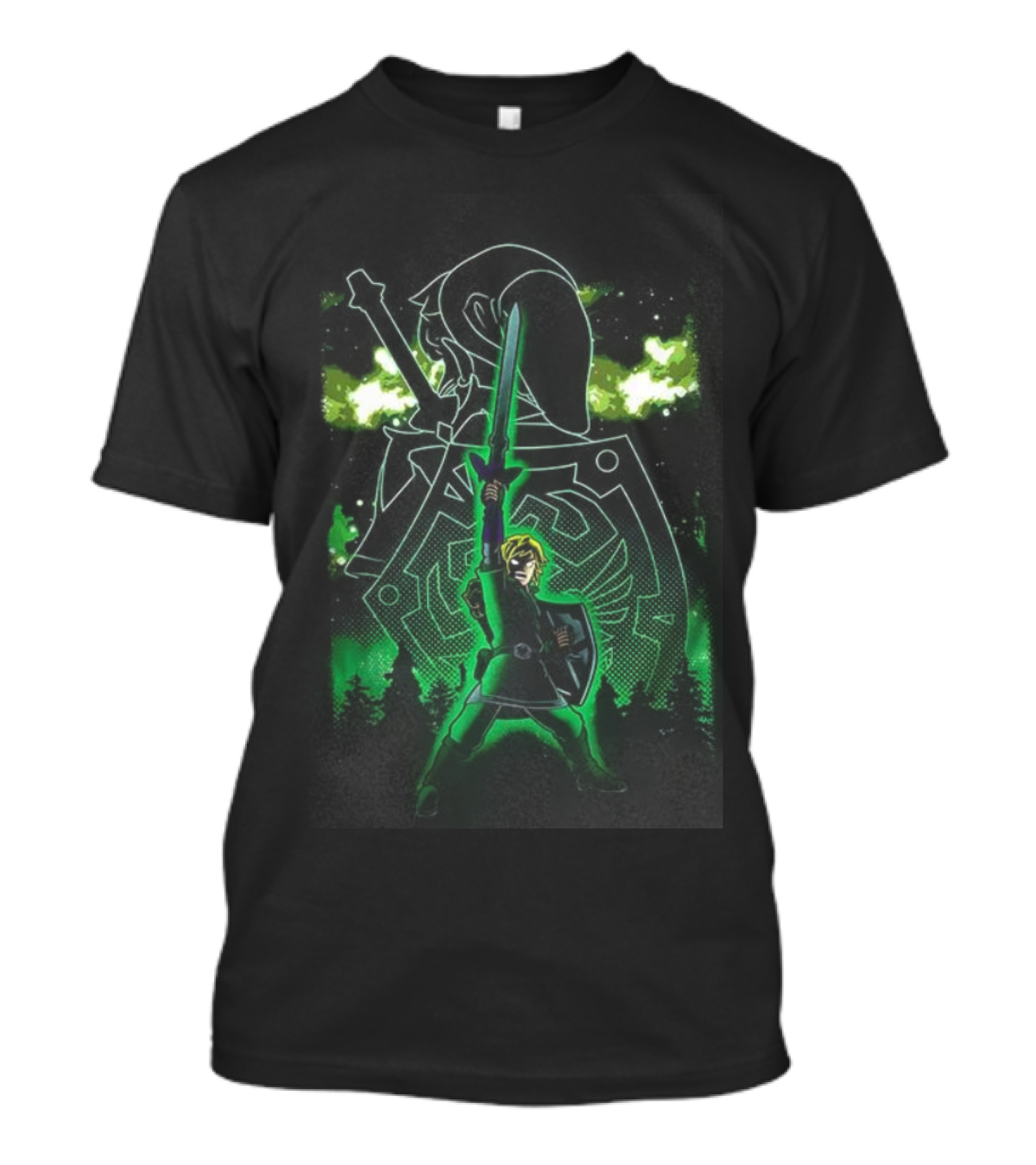 The Legend Of Zelda Link Nebula Sword Artwork T-Shirt