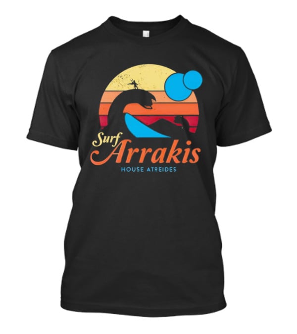 Surf Arrakis House Atreides Sunset Dune Adventure T-Shirt