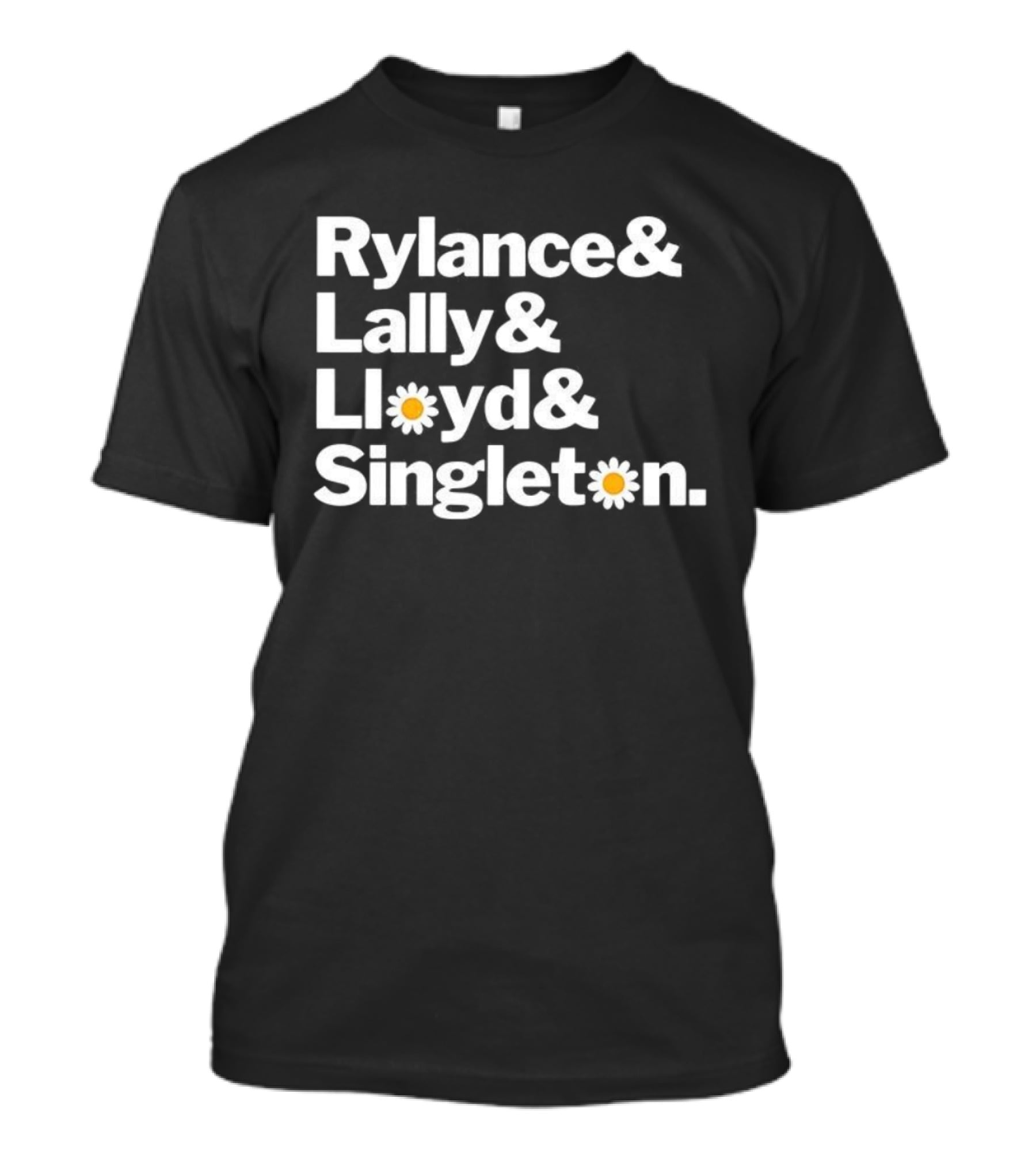 Rylance And Lally And Lloyd And Singleton Flower Accents T-Shirt