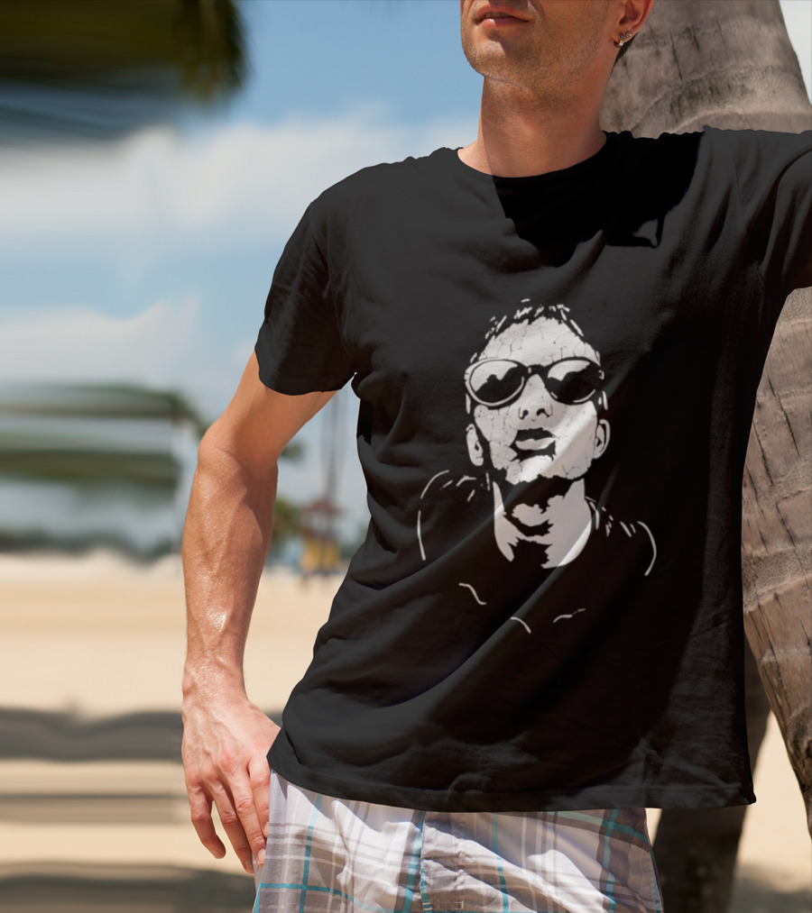 Thom Yorke Retro Classic Sunglasses Look T-Shirt