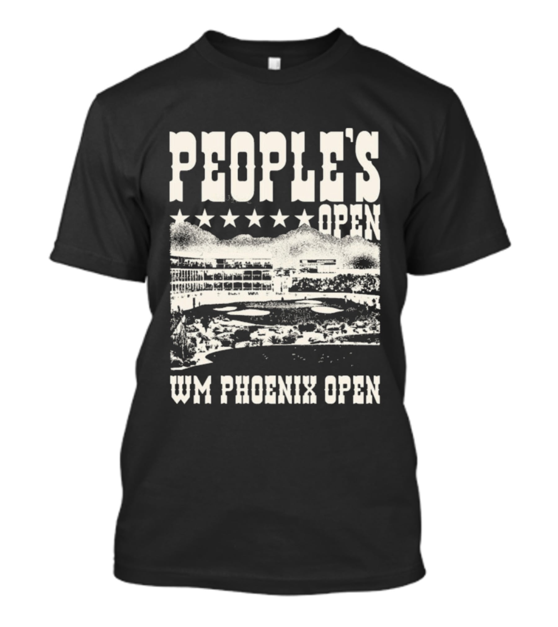 Barstool Golf People's Open WM Phoenix Open Western T-Shirt