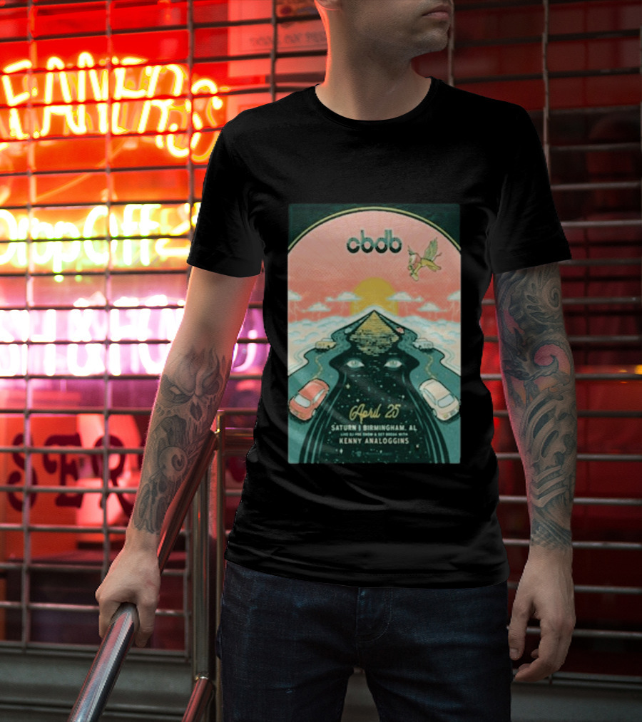 CBDB April 25 Saturn Birmingham AL With Kenny Analoggins T-Shirt