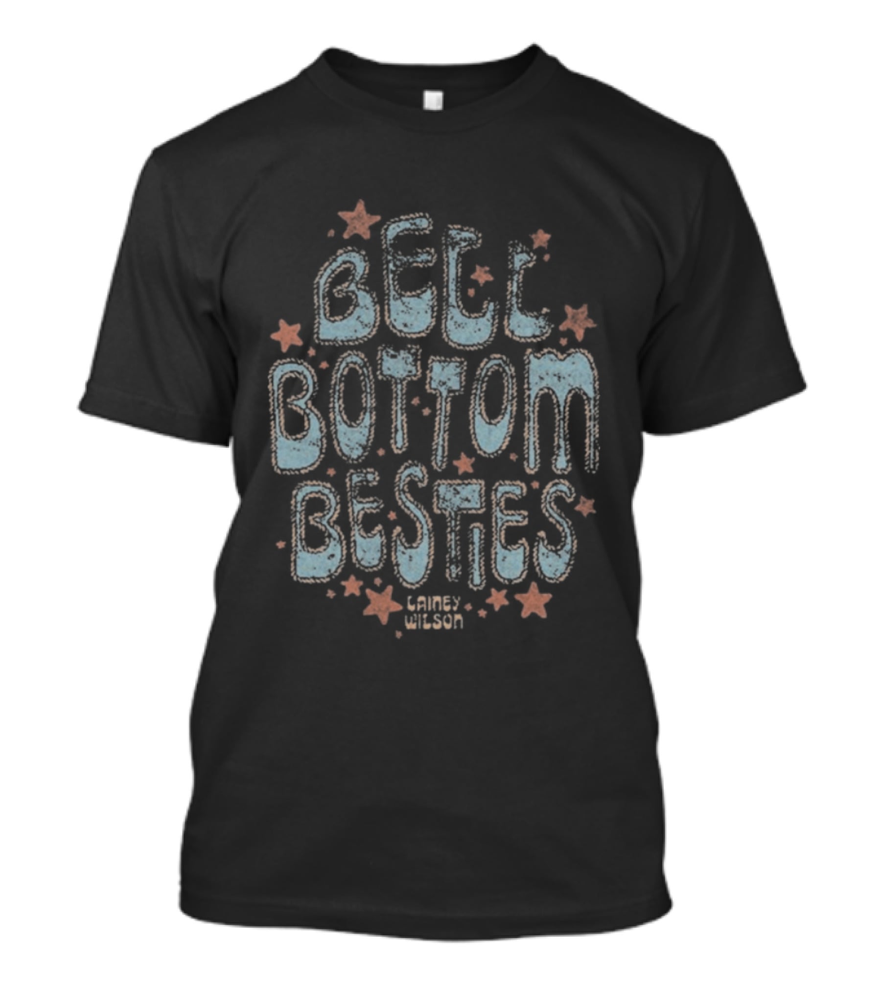 Bell Bottom Besties Lainey Wilson Retro Stars T-Shirt