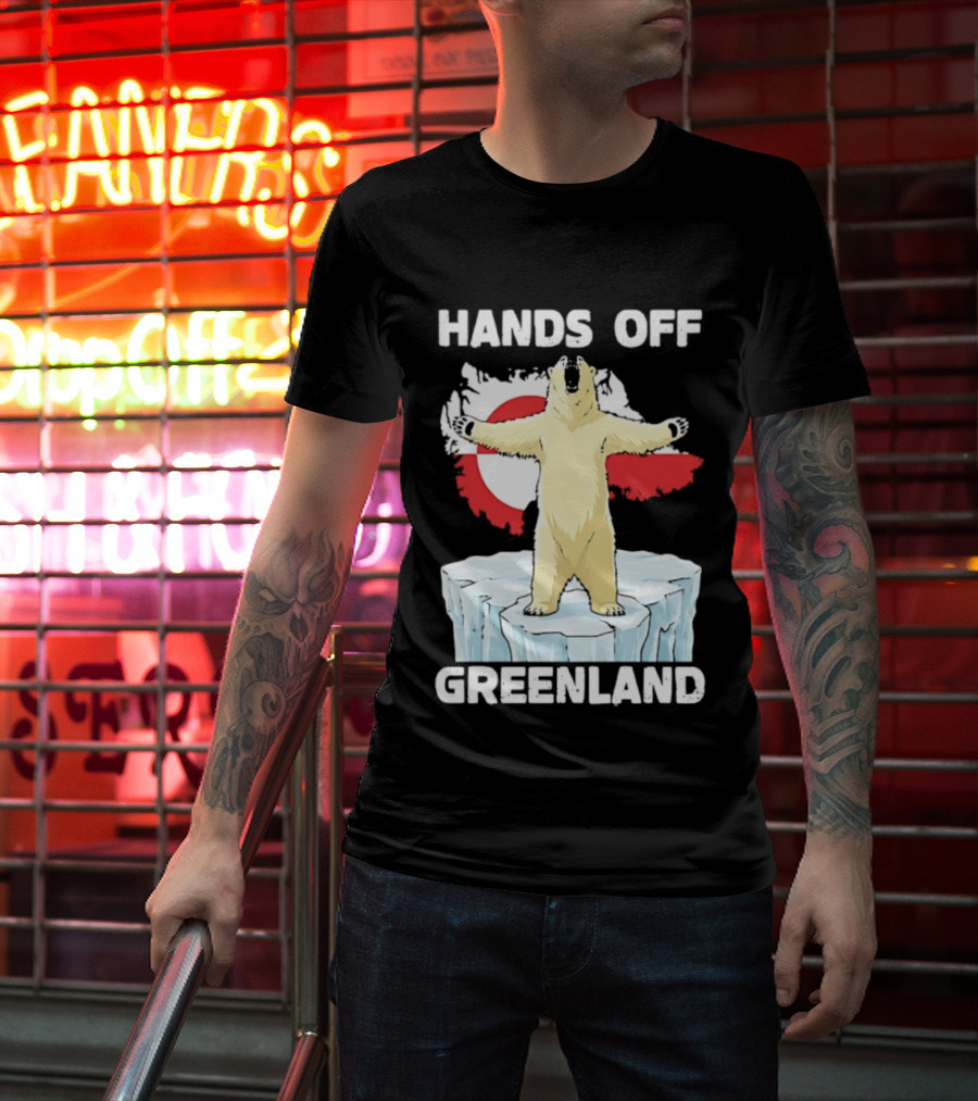 Hands Off Greenland Polar Bear On Iceberg T-Shirt
