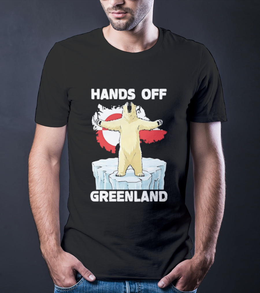 Hands Off Greenland Polar Bear On Iceberg T-Shirt