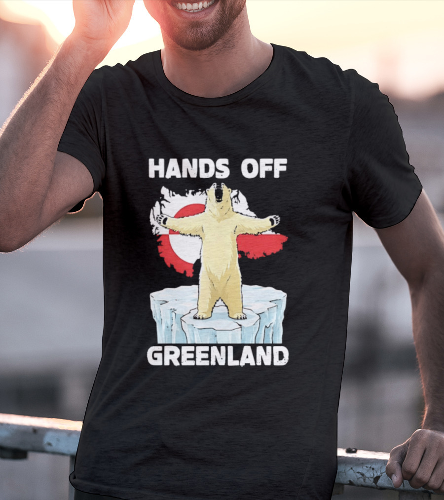 Hands Off Greenland Polar Bear On Iceberg T-Shirt