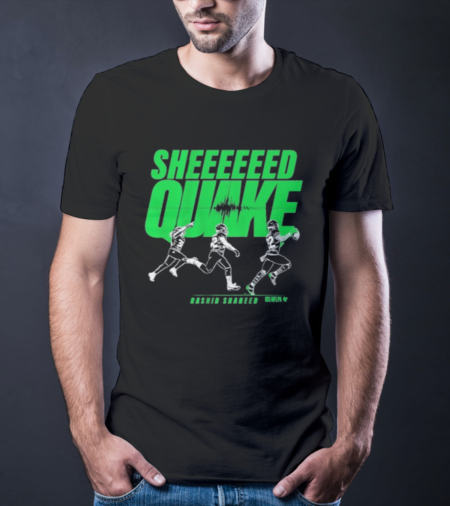 Rashid Shaheed Sheed Quake NFL Action T-Shirt