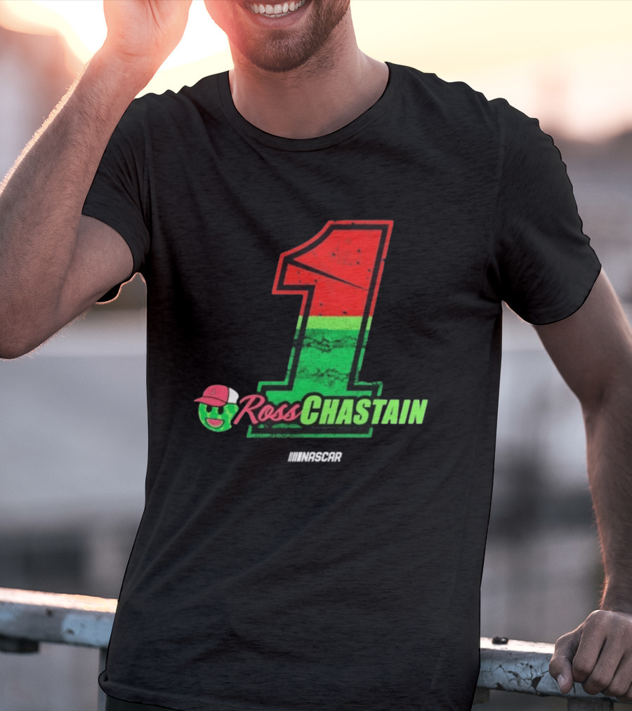 Ross Chastain Melon Man 1 NASCAR Racing Fan Merch T-Shirt